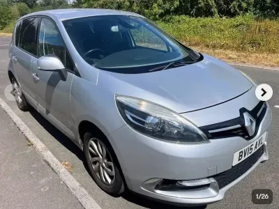 Used Renault Scénic III Dynamique 110 HP (80 kW) 2015 Silver MPV