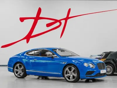 Used Bentley Continental 635 HP (467 kW) 2015 Blue Coupe