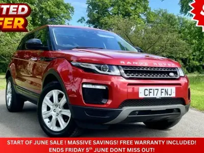 Used Land Rover Range Rover evoque SE 150 HP (110 kW) 2017 Red Estate