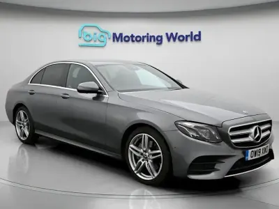 Used Mercedes E220 AMG line 194 HP (142 kW) 2019 Grey Sedan