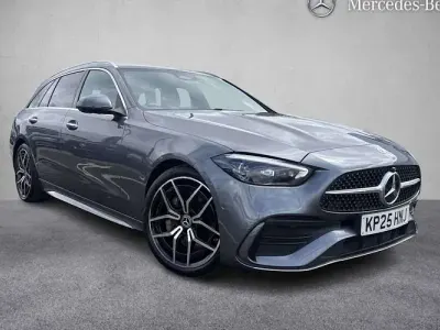 Used Mercedes C220 AMG line 200 HP (147 kW) 2025 Grey Estate