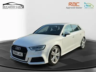 Used Audi A3 S-Line 2018 White Sedan