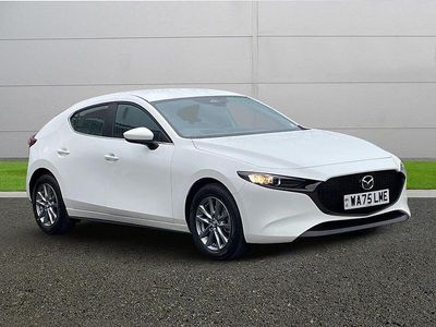 White Used 2025 Mazda 3 Prime-Line Hatchback | £20,499 (A bit pricey)