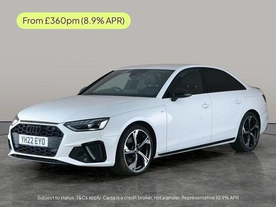 Used Audi A4 Black Edition 150 HP (110 kW) 2022 White Sedan