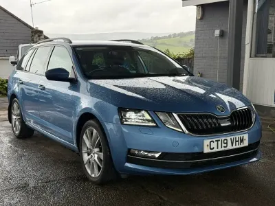 Usado Skoda Octavia SE L 150 HP (110 kW) 2019 Azul Carrinha