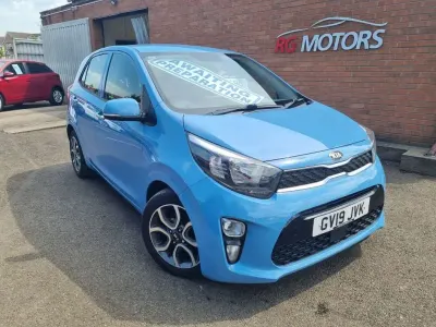Used Kia Picanto 84 HP (61 kW) 2019 Blue Hatchback