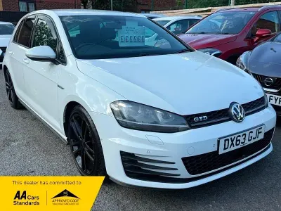 Used VW Golf VII GTD 2014 White Hatchback