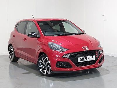 Used Hyundai i10 N Line 100 HP (73 kW) 2021 Red Hatchback