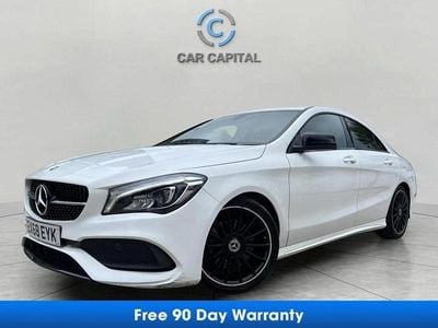 Used Mercedes CLA220 AMG line 2018 White Sedan