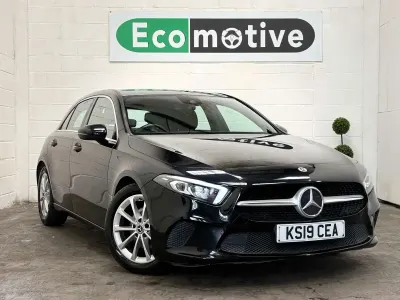 Used Mercedes A180 116 HP (85 kW) 2019 Black Hatchback