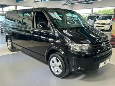 Used VW T5 Highline 140 HP (102 kW) 2014 Black Van
