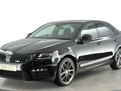 Used Skoda Octavia vRS 245 HP (180 kW) 2018 Black Hatchback