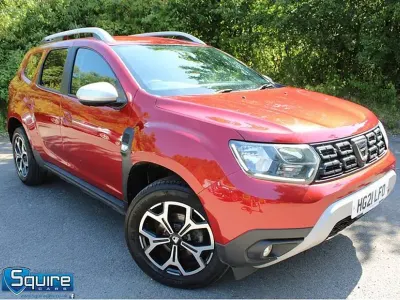 Used Dacia Duster Prestige 115 HP (84 kW) 2021 Fusion red SUV