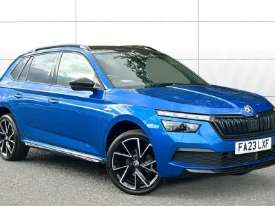 Used Skoda Kamiq Monte Carlo 110 HP (80 kW) 2023 Blue SUV