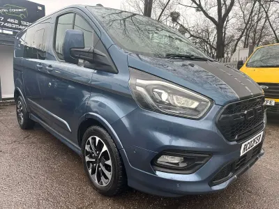 Used Ford Transit Custom Sport 185 HP (136 kW) 2019 Blue Van