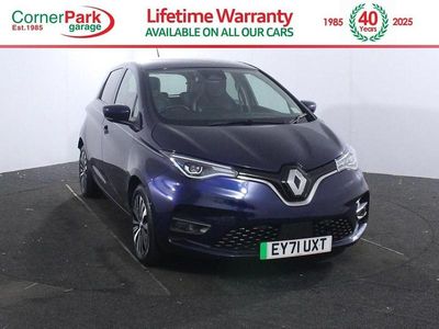 Blue Used 2021 Renault Zoe Riviera Hatchback | £8,749 (Fair price)