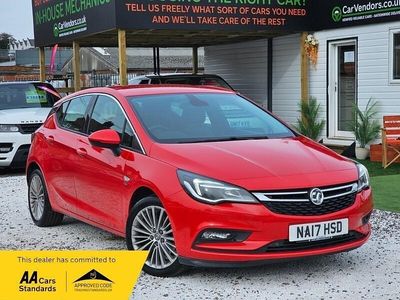 Used Vauxhall Astra Elite 136 HP (100 kW) 2017 Red Hatchback
