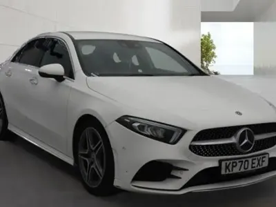 Used Mercedes A200 AMG Line Premium 150 HP (110 kW) 2020 White Sedan