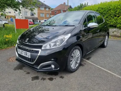 Used Peugeot 208 Allure 2017 Black Hatchback