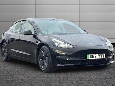Black Used 2021 Tesla Model 3 Long Range AWD Sedan | £17,590 (Fair price)