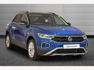 Used VW T-Roc Match 150 HP (110 kW) 2025 Ravenna blue SUV