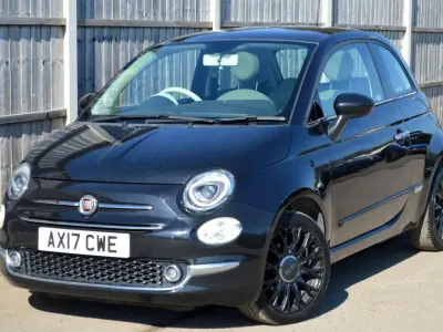 Gebraucht Fiat 500 Lounge 69 PS (50 kW) 2017 Schwarz Kleinwagen