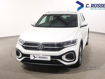 White Used 2022 VW T-Roc R-line SUV | £23,995 (Fair price)
