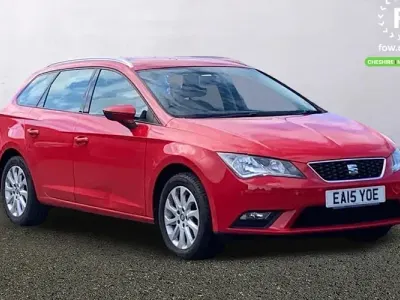 Used Seat Leon SE 110 HP (80 kW) 2015 Red Estate