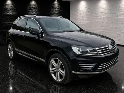 Used VW Touareg R-line Plus 262 HP (192 kW) 2017 Blue SUV