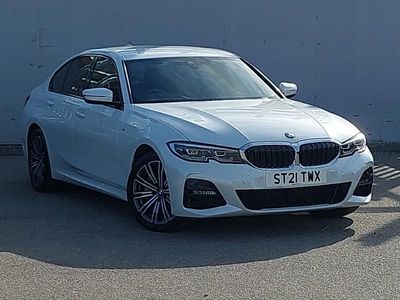 White Used 2021 BMW 330e M Sport Sedan | £22,998 (Fair price)