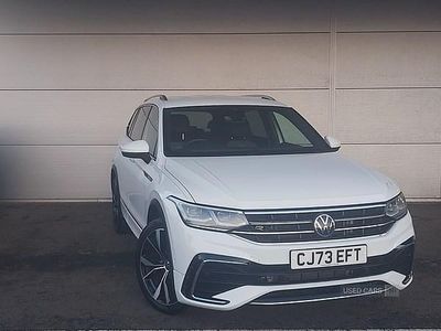 White Used 2023 VW Tiguan Allspace R-line SUV | £29,995 (Fair price)
