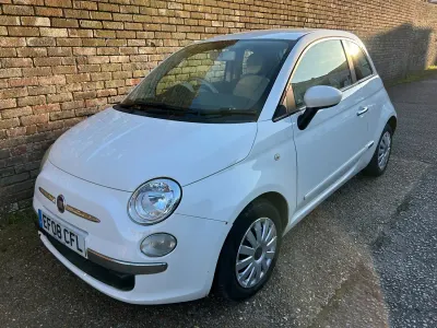 Occasion Fiat 500 Pop 69 ch (50 kW) 2008 Blanc Citadine