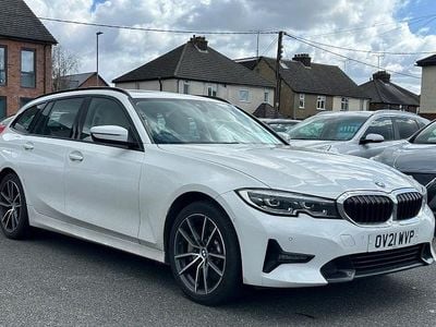 Used BMW 330 Sport Line 2021 White Estate