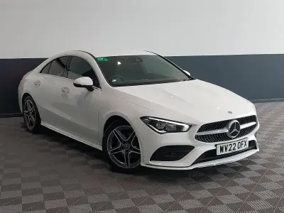 Used Mercedes CLA180 AMG Line Premium 136 HP (100 kW) 2022 White Sedan