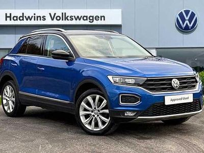 Blue Used 2020 VW T-Roc SEL SUV | £15,995 (Fair price)