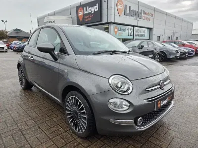 Used Fiat 500 Lounge 69 HP (50 kW) 2018 Grey Hatchback