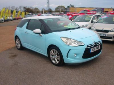 Used Citroën DS3 90 HP (66 kW) 2010 Blue Hatchback