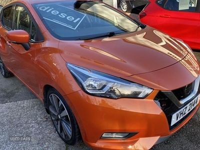 Orange Used 2017 Nissan Micra Tekna Hatchback | £7,800 (A bit pricey)