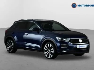Used VW T-Roc R-line 150 HP (110 kW) 2020 Blue SUV