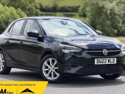 Used Vauxhall Corsa Edition 75 HP (55 kW) 2022 Black Hatchback