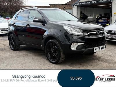 Used Ssangyong (KGM) Korando 149 HP (109 kW) 2018 Black Estate