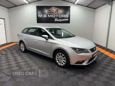 Used Seat Leon SE 110 HP (80 kW) 2016 Silver Estate
