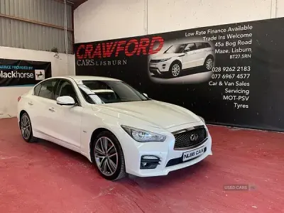 Used Infiniti Q50 Sport Tech 170 HP (125 kW) 2016 White Sedan