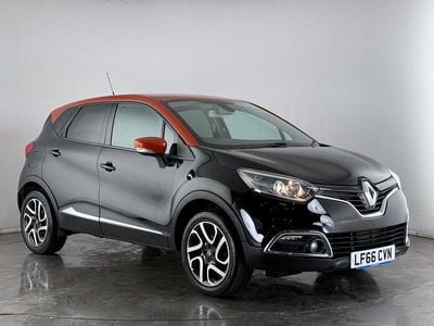 Used Renault Captur Dynamique 90 HP (66 kW) 2016 Black/orange SUV