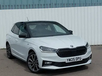Used Skoda Fabia Monte Carlo 116 HP (85 kW) 2025 White Hatchback