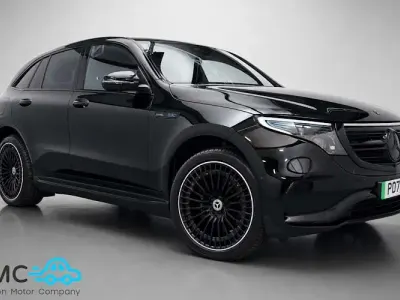 Used Mercedes EQC400 AMG line 300 kW (408 HP) 2021 Black SUV