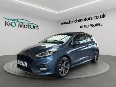 Used Ford Fiesta ST-Line 125 HP (91 kW) 2019 Blue Hatchback