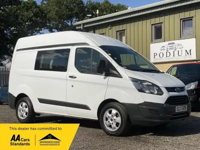 Used Ford Transit Custom 105 HP (77 kW) 2017 White Van