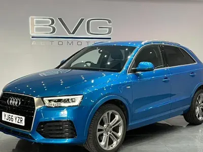 Usado Audi Q3 S-line plus 184 HP (135 kW) 2016 Azul SUV