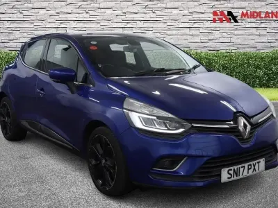 Used Renault Clio Dynamique 90 HP (66 kW) 2017 Blue Hatchback